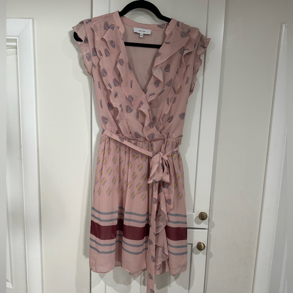 Pink Ruffled Sleeveless Dress - Picture 4 of 6